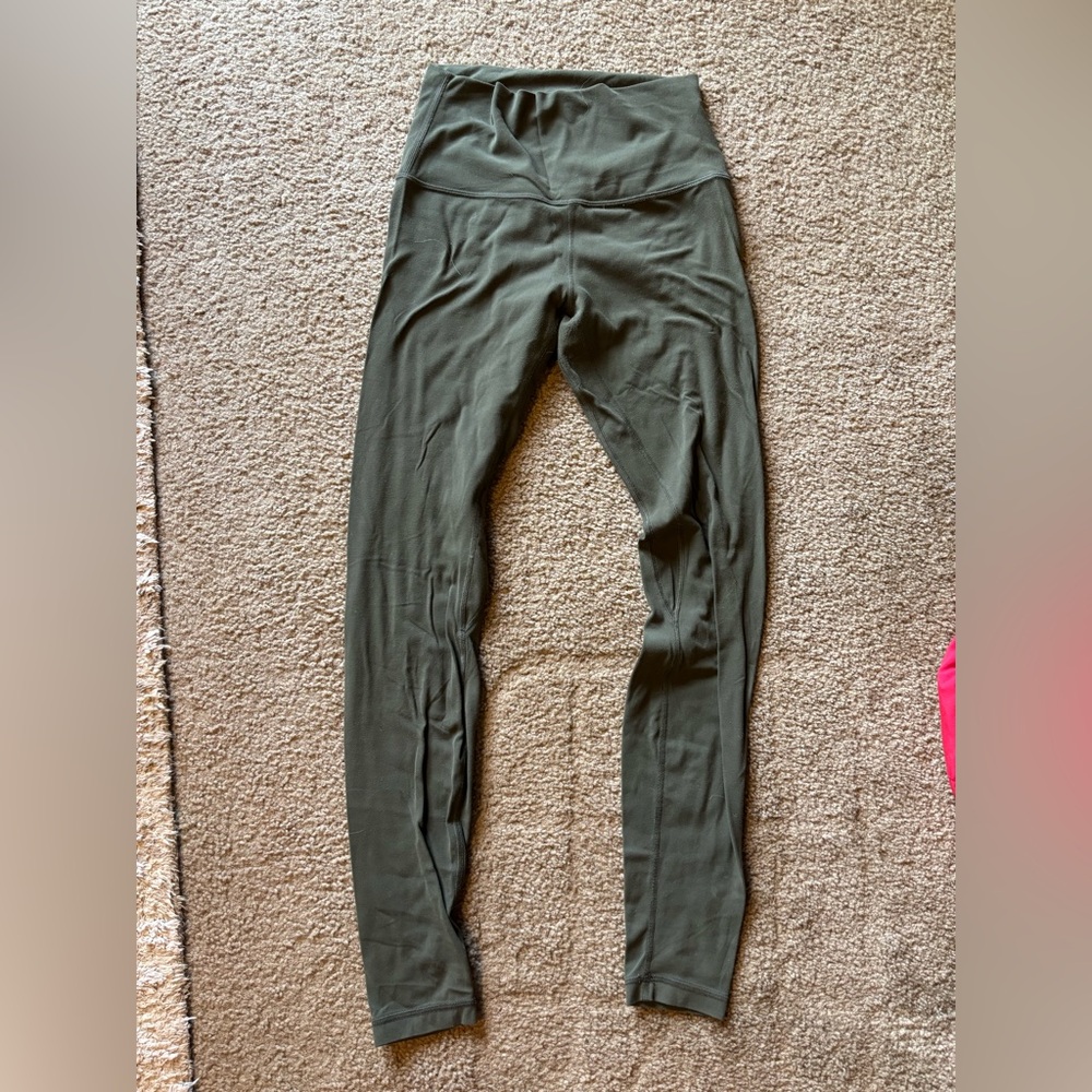 Lululemon Olive Green Align Leggings Size 6